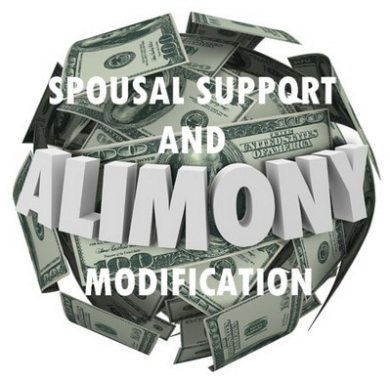 spousal support and alimony modification by the family law office of James J. Kenny